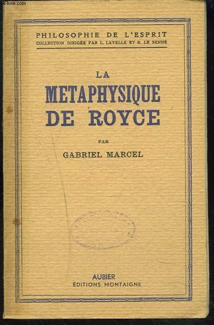 La Métaphysique de Royce