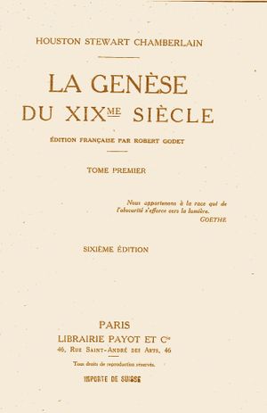 La Genèse du XIXe siècle
