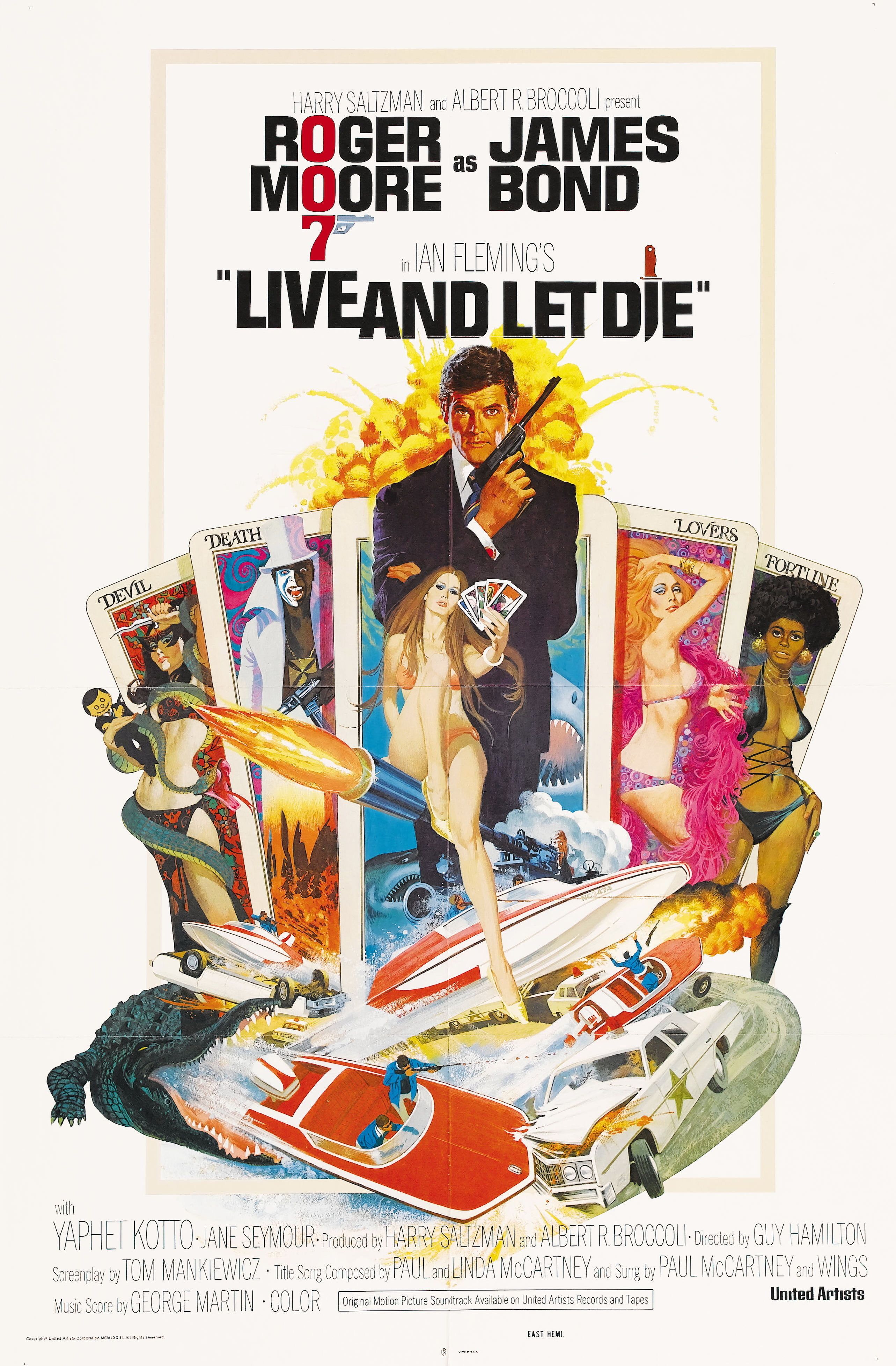 Horaires Des Séances Du Film Vivre Et Laisser Mourir Affiches, posters et images de Vivre et laisser mourir (1973)