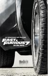 Affiche Fast & Furious 7