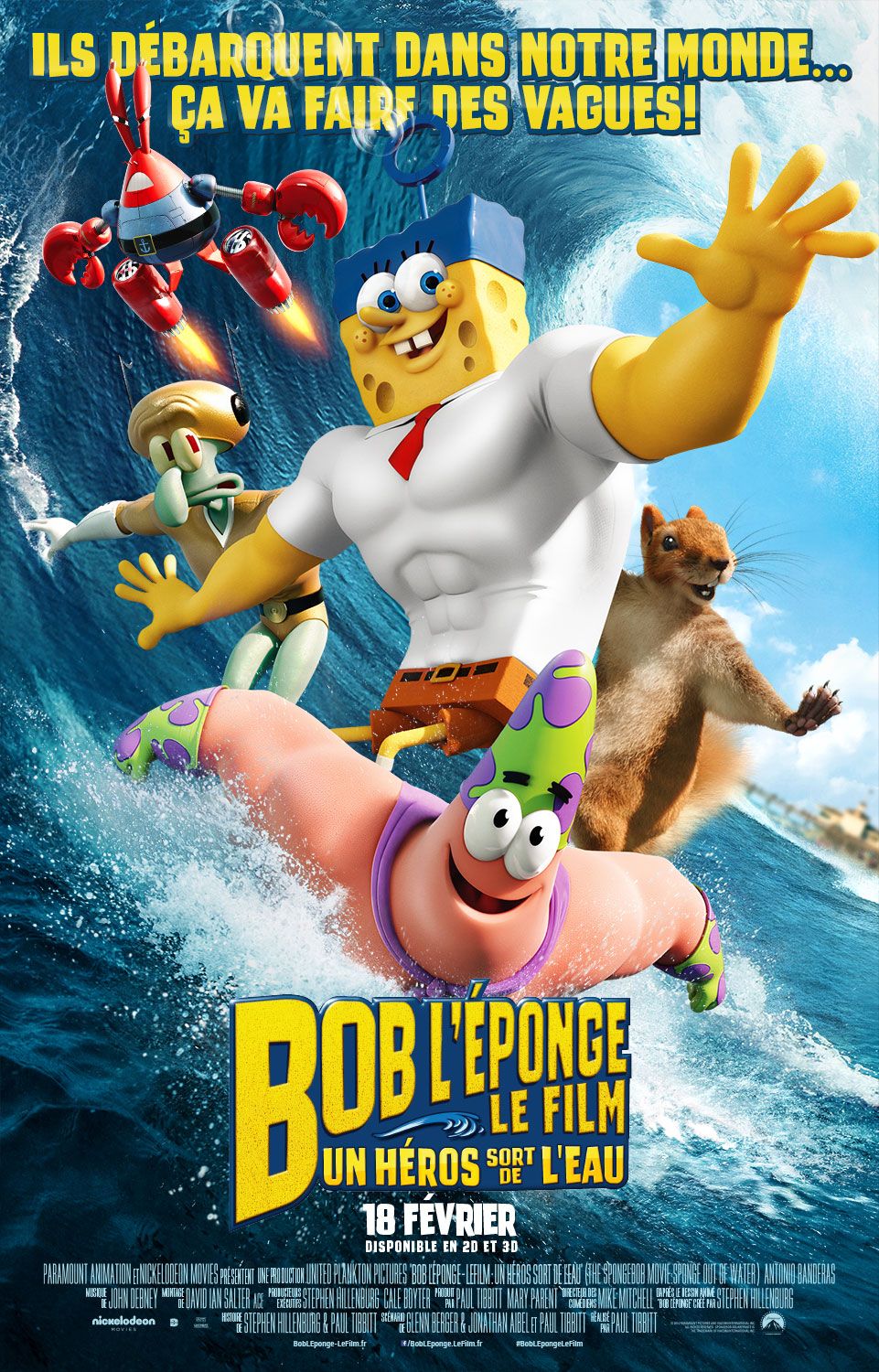 Bob l'Éponge, le film : Un héros sort de l'eau - Long-métrage d ...