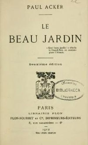 Le Beau Jardin