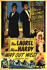 Affiche Laurel et Hardy au Far West