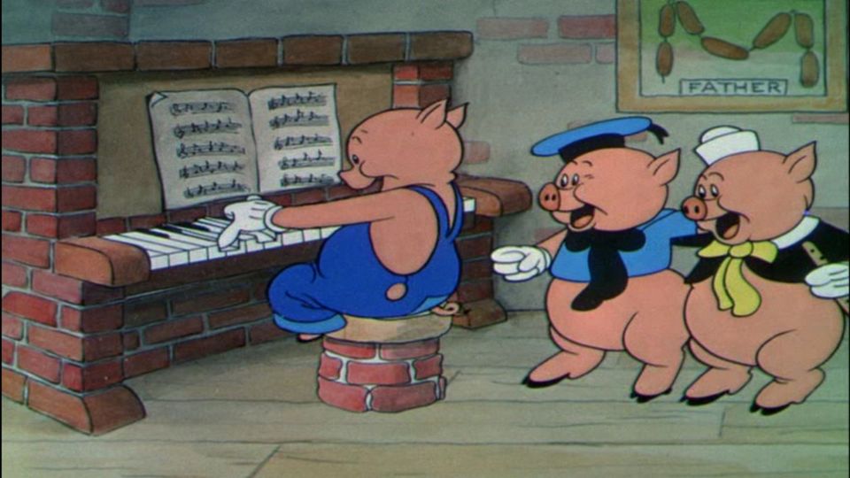 Affiches, posters et images de Les Trois Petits Cochons (1933)