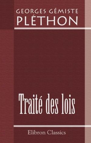 Traité des lois