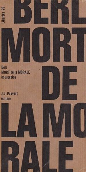Mort de la morale bourgeoise