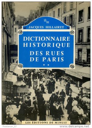 Dictionnaire historique des rues de Paris