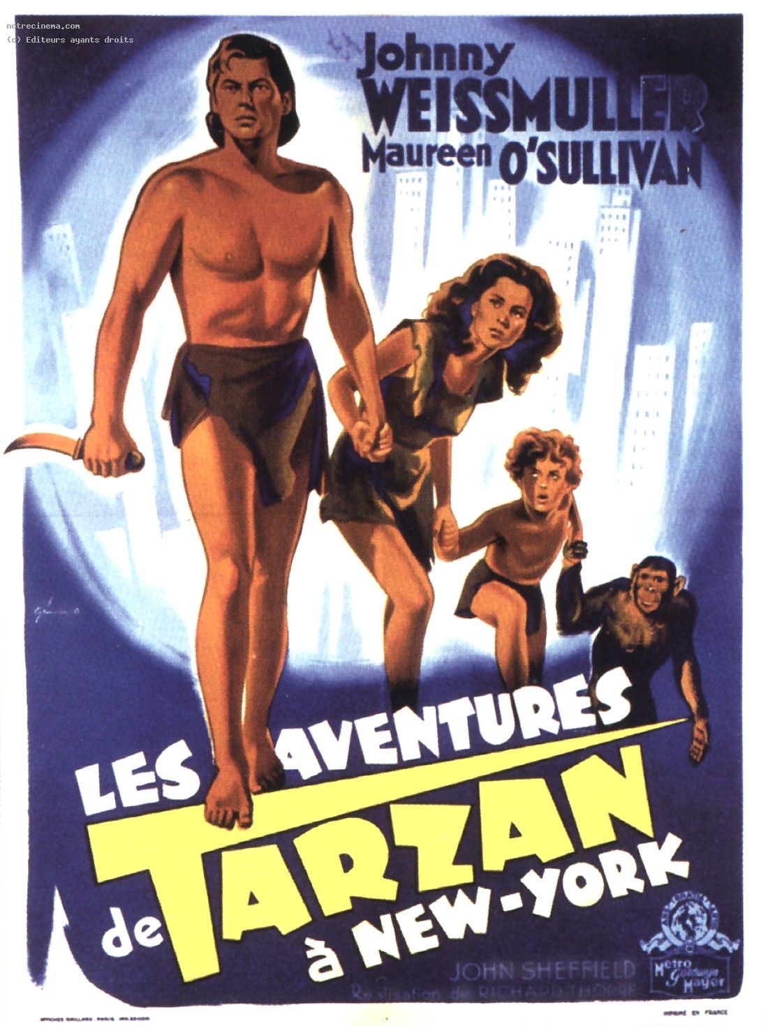 Tarzan Johnny Weissmuller En Francais Film Complet Gratuit Les Aventures de Tarzan à New-York - Film (1942) - SensCritique