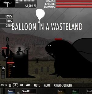 Balloon in a Wasteland