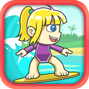 Wild Surfer Girls - Wet Tidal Wave of Fun Race Adventure