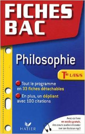Fiches Bac Philosophie Tle L/ES/S (2009)
