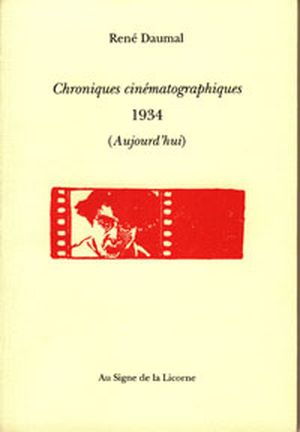 Chroniques cinématographiques 1934 (Aujourd'hui)