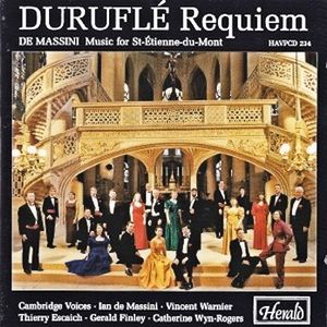 Duruflé: Requiem; De Massini: Choral Works / Cambridge