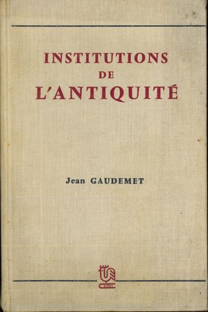 Institutions de l'Antiquité