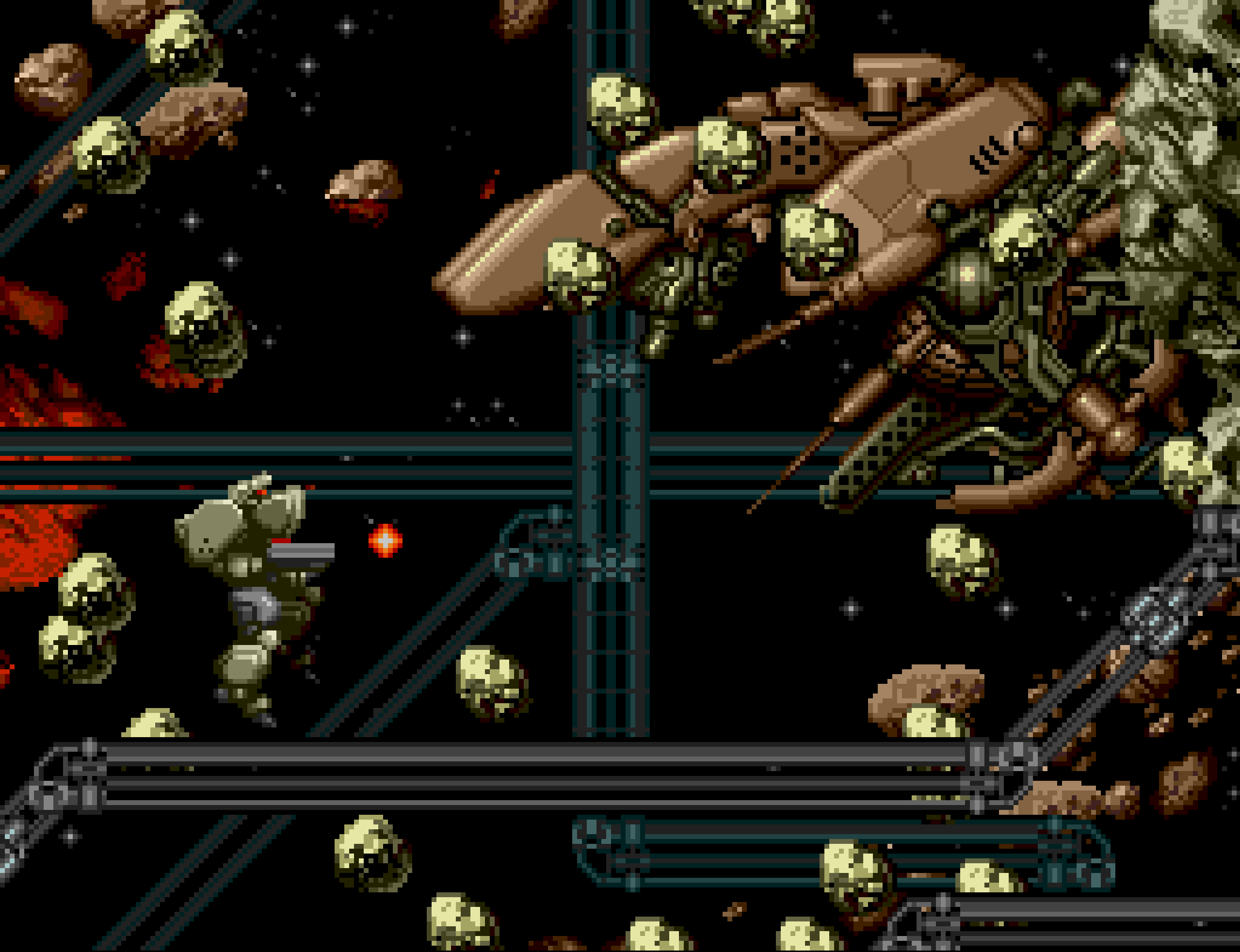 Cybernator Sur SNES – Jeu Vidéo D’occasion – Cartouche Seulement