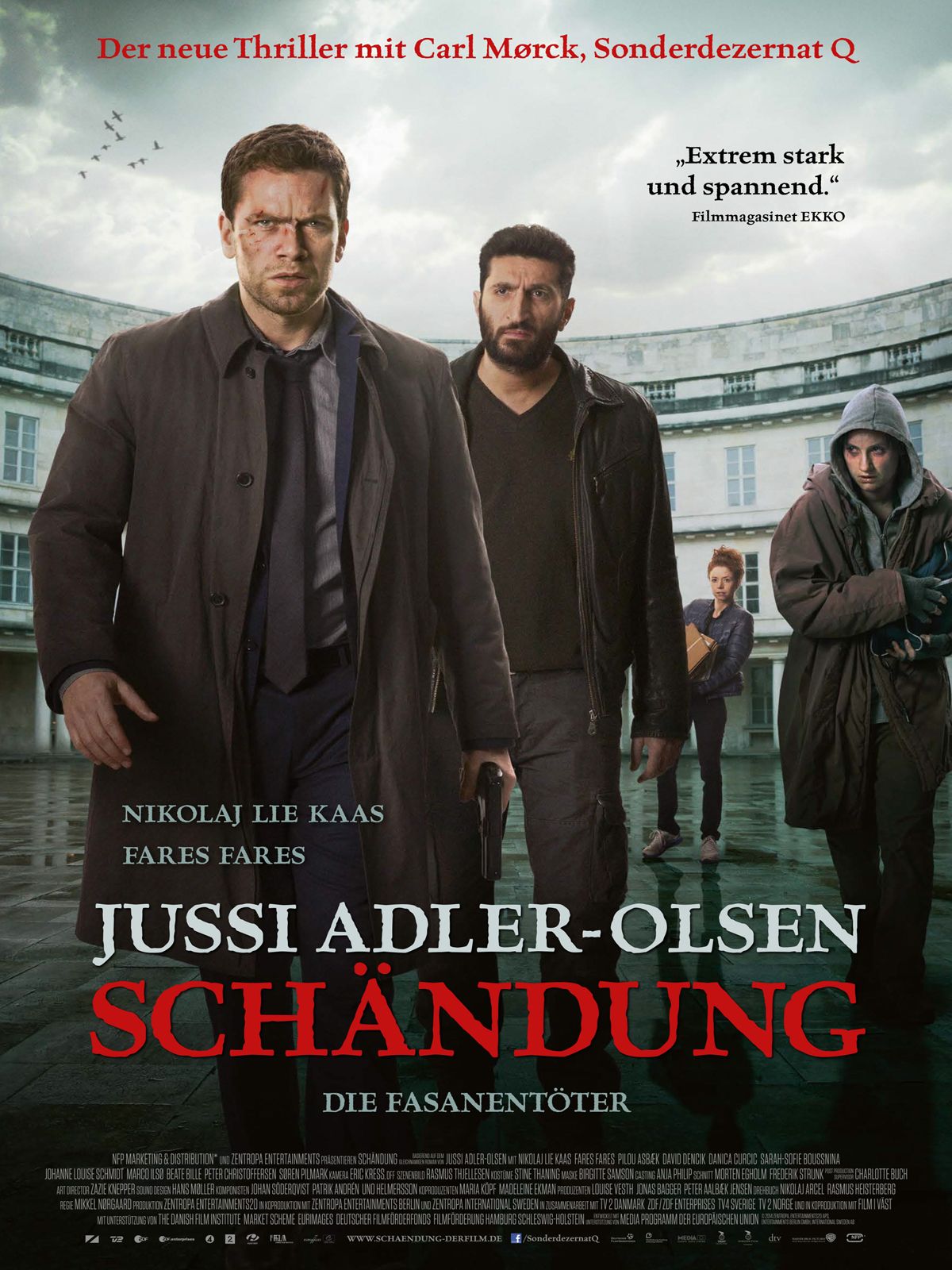 Les Enquêtes Du Département V Profanation Distribution Affiches, posters et images de Les Enquêtes du département... (2014)