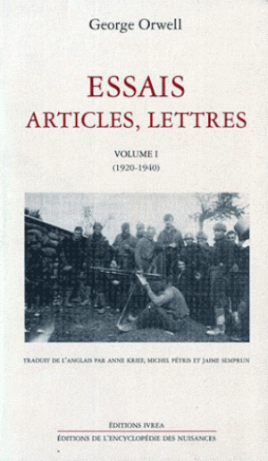 Essais, articles, lettres (1920-1940)
