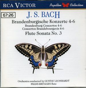 Brandenburg Concertos nos. 4-6 / Flute Sonata no. 3