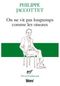 On ne vit pas longtemps comme les oiseaux