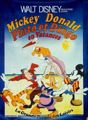 Mickey, Donald, Pluto et Dingo en vacances