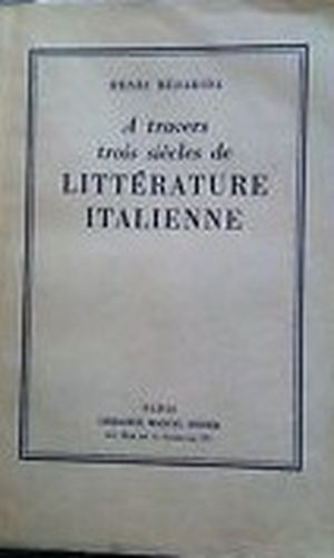 À travers trois siècles de littérature italienne