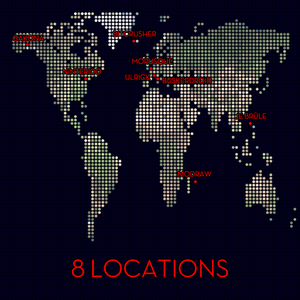 8 Locations