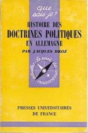 Histoire des doctrines politique en Allemagne