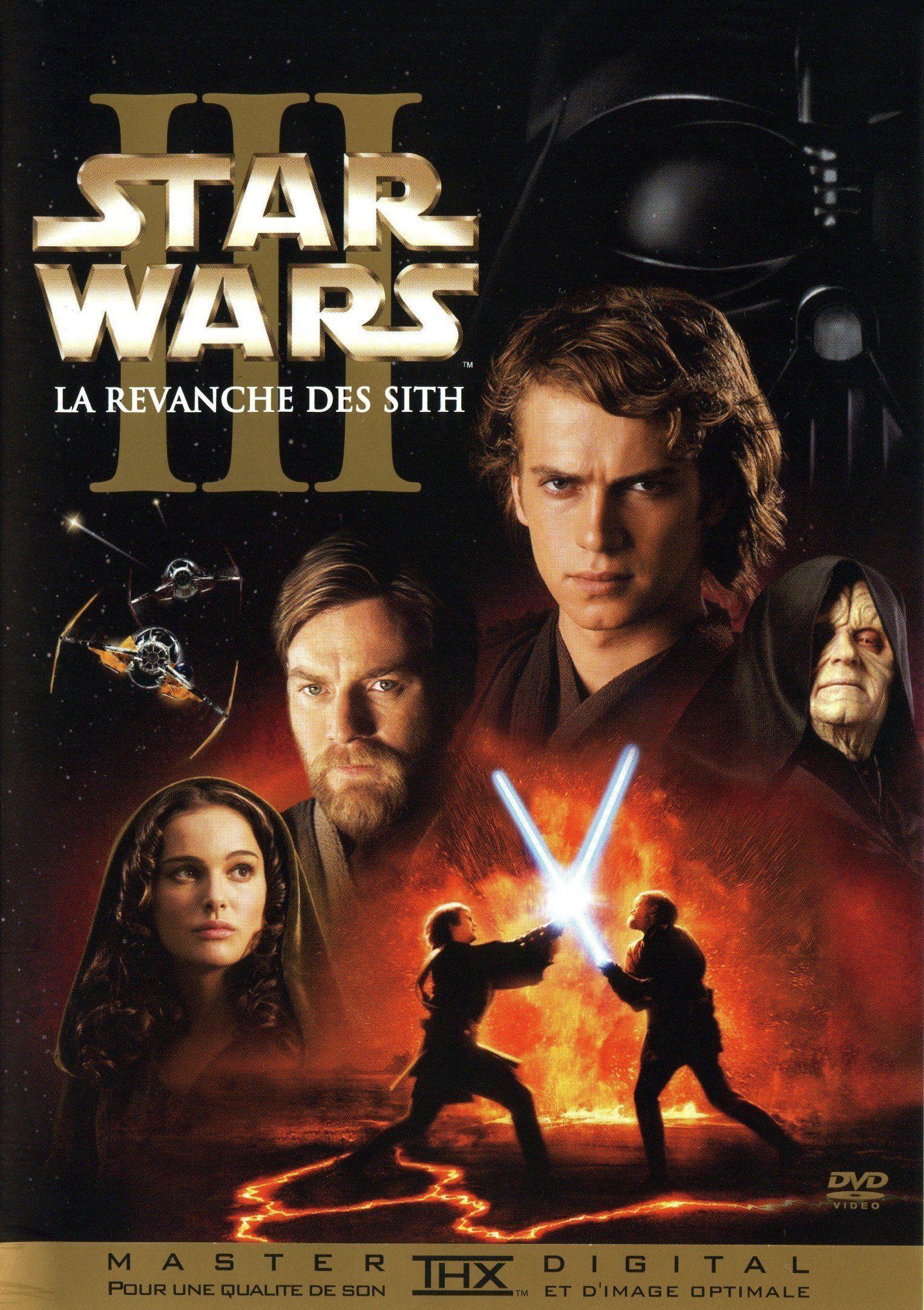 Résultat de recherche d'images pour "affiche star wars la revanche des sith"