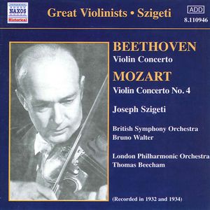 Beethoven: Violin Concerto / Mozart: Violin Concerto no. 4