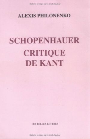 Schopenhauer critique de Kant