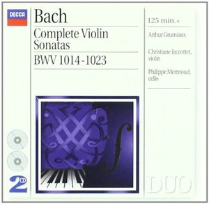 Sonatas, BWV 1014-1023