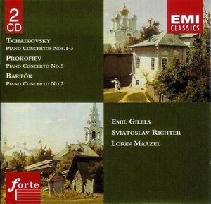 Tchaikovsky: Piano Concerto nos. 1-3 / Prokofiev: Piano Concerto no. 5 / Bartók: Piano Concerto no. 2