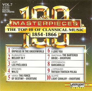 100 Masterpieces, Volume 7: The Top 10 of Classical Music 1854-1866