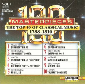 100 Masterpieces, Volume 4: The Top 10 of Classical Music 1788-1810