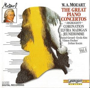Vol. 4: The Great Piano Concertos (Highlights): Coronation / Elvira Madigan / Jeunhomme