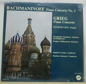 Rachmaninoff: Piano Concerto no. 2 / Grieg: Piano Concerto