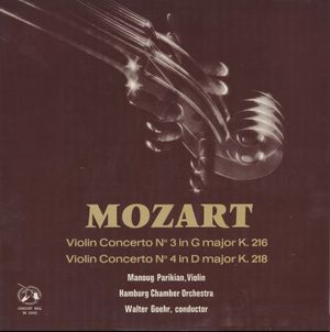 Violin Concerto No. 4 in D major, K. 218: I. Allegro