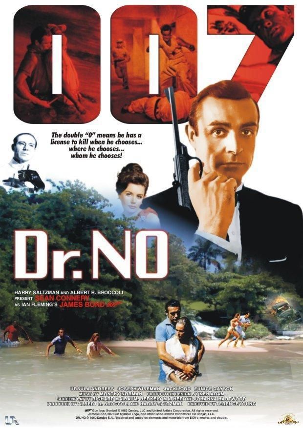 Affiches, posters et images de James Bond 007 contre Dr. No (1962)