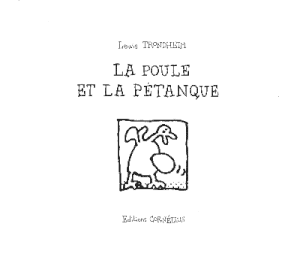 La poule et la pétanque