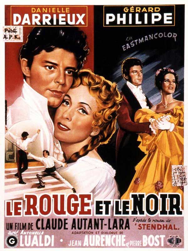 Le Rouge et le Noir - Film (1954) - SensCritique