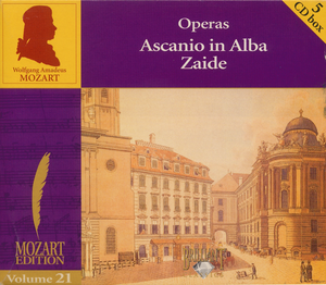 Mozart Edition, Volume 21: Operas: Ascanio in Alba / Zaide