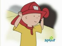 Caillou the firefighter