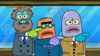 Restraining SpongeBob