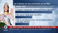 Les Miss France et la paix dans le monde