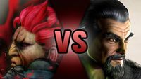 Akuma VS Shang Tsung