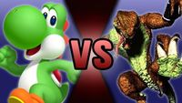 Yoshi VS Riptor (Killer Instinct)