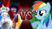 Starscream VS Rainbow Dash