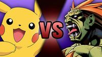 Pikachu VS Blanka