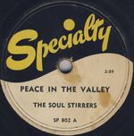 Pochette Peace in the Valley / Jesus Gave Me Water (Single)