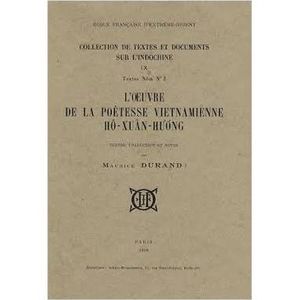 L'oeuvre De La Poétesse Vietnamienne Hô-Xuân-Huong